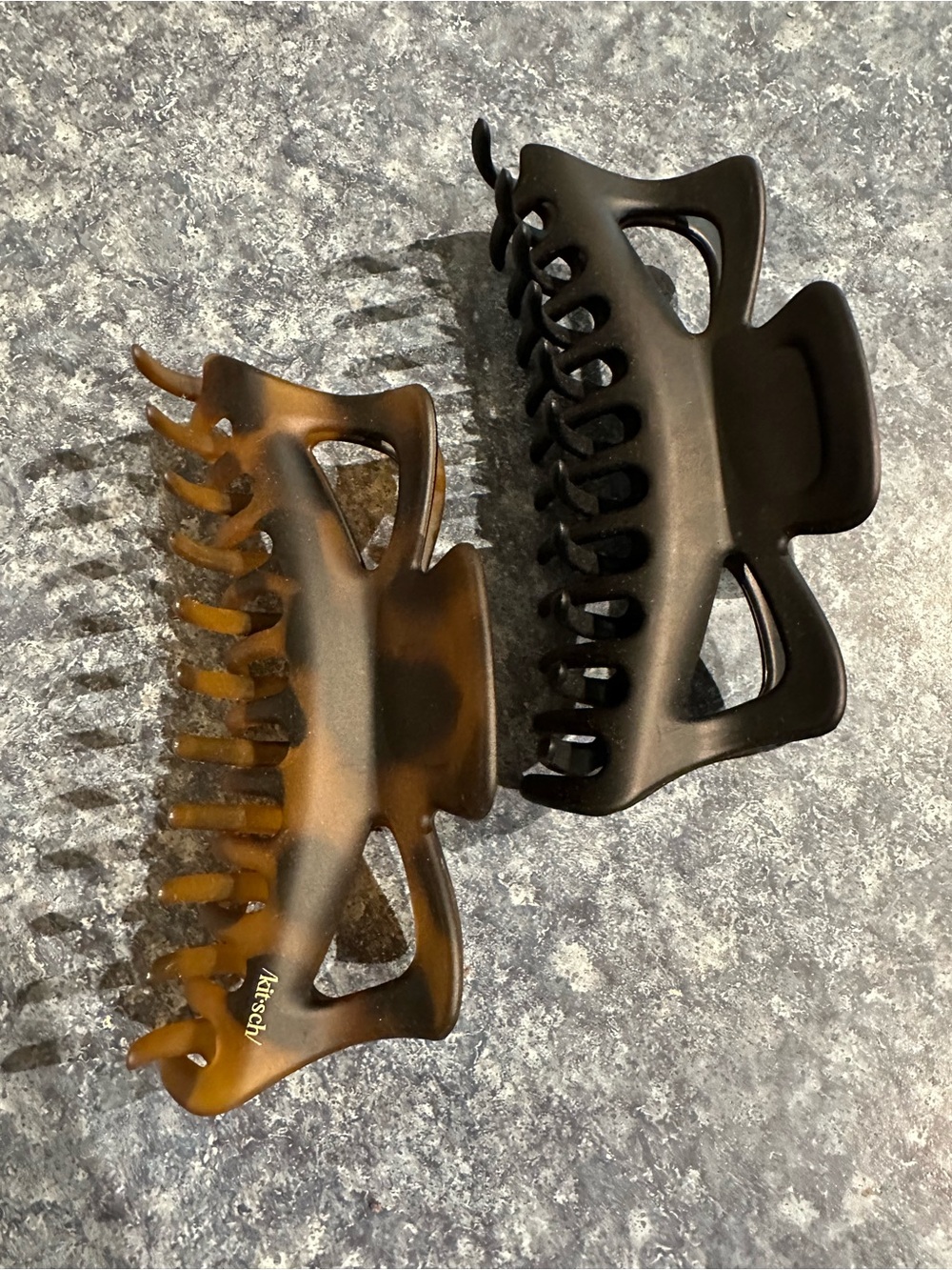 Kitsch Hair Claw Clip Set - Matte Black & Tortoiseshell